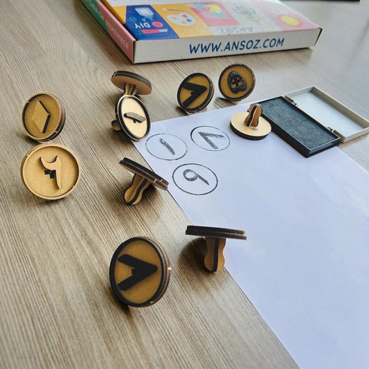 urdu number stamp 1 to 10