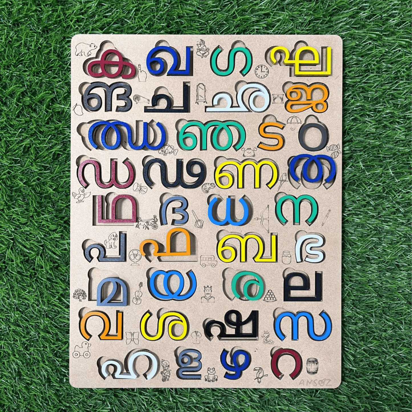 a to z malayalam alphabets