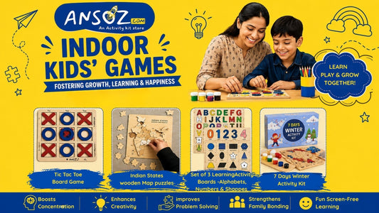 Indoor Kids' Games: The Best Way to Foster Growth, Learning & Happiness