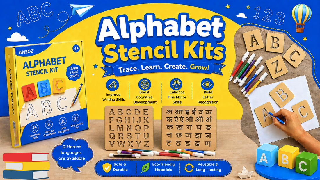How Alphabet Stencil Kits Help Preschoolers Build Writing Skills Naturally