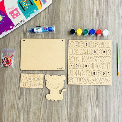Personalized Wooden Name Plates - Fun DIY for Kids