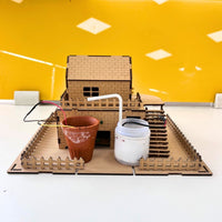 House Model for Kids with Auto Watering System for Plants