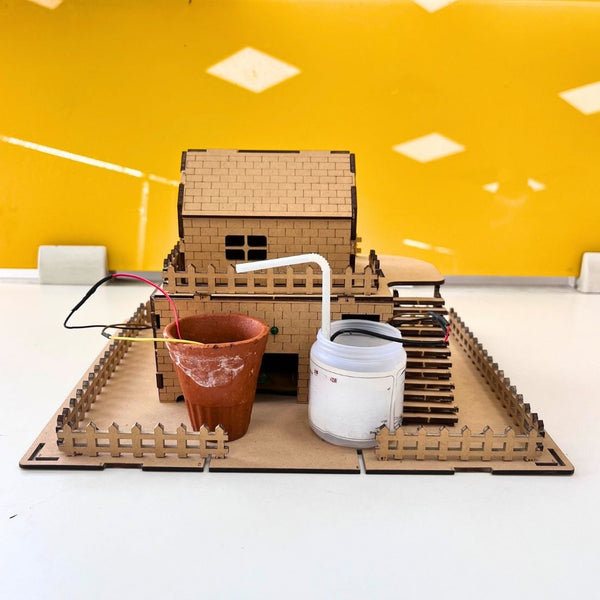 House Model for Kids with Auto Watering System for Plants