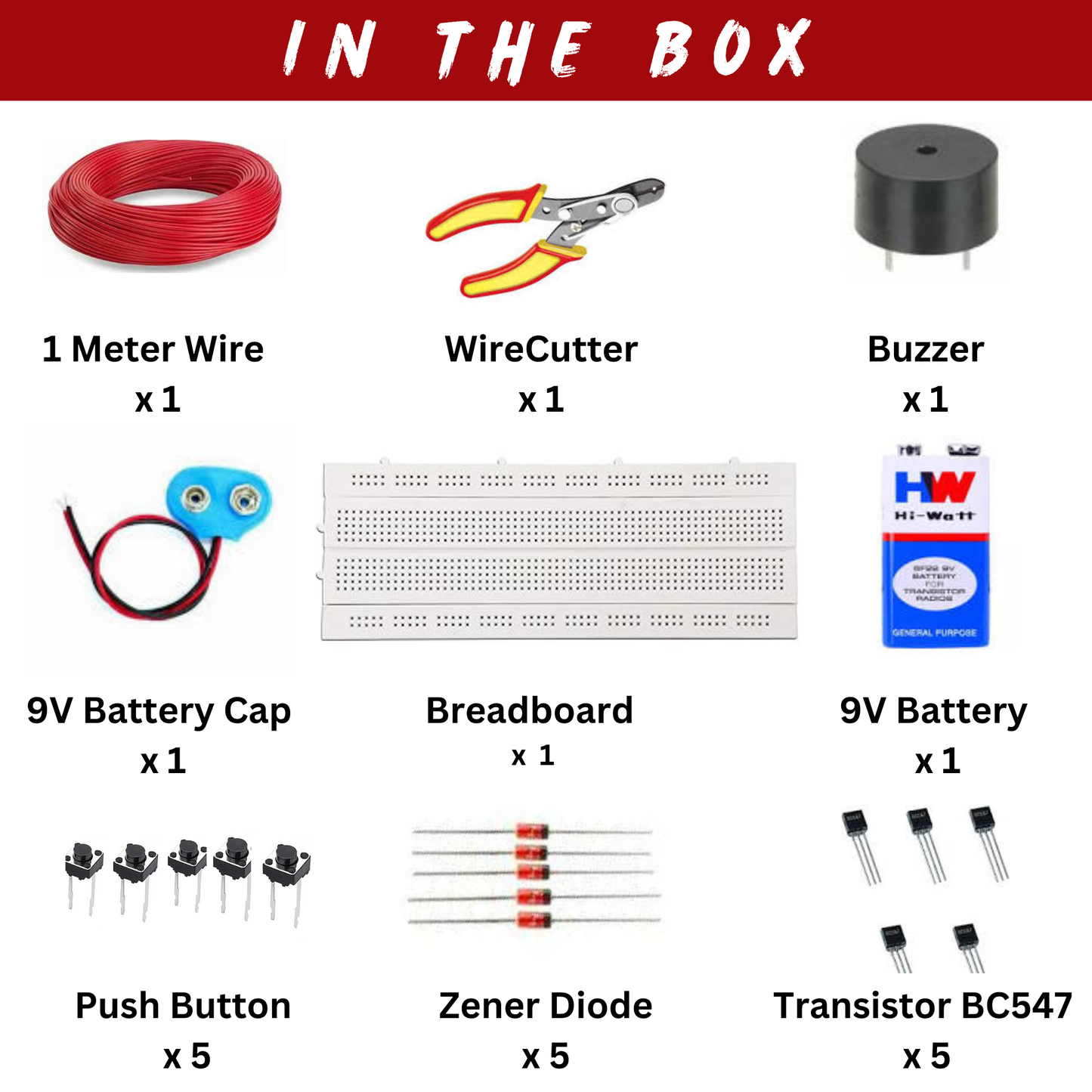 Breadboard Electronics Hobby Kit