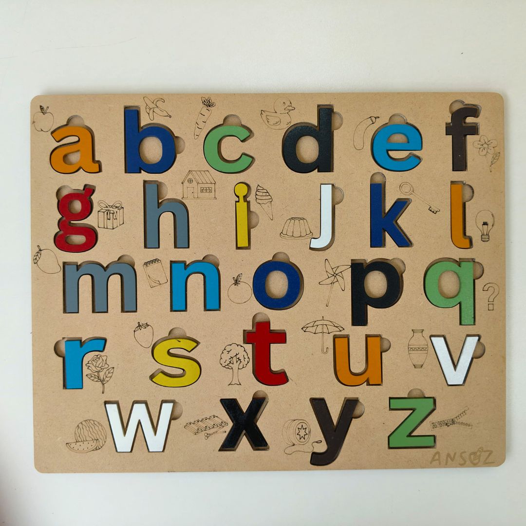 Abcd Random Letters Small Letter ABCD Alphabet Activity Kit | Ansoz