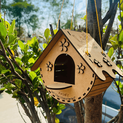 wooden bird houses