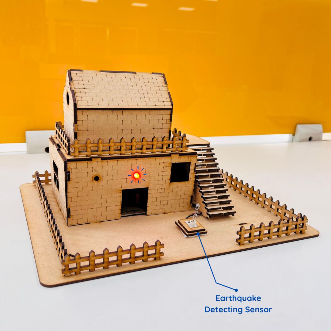Earthquake working model for school exhibition