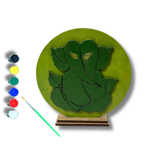 3D Leafy Ganesha DIY Art & Craft Kit