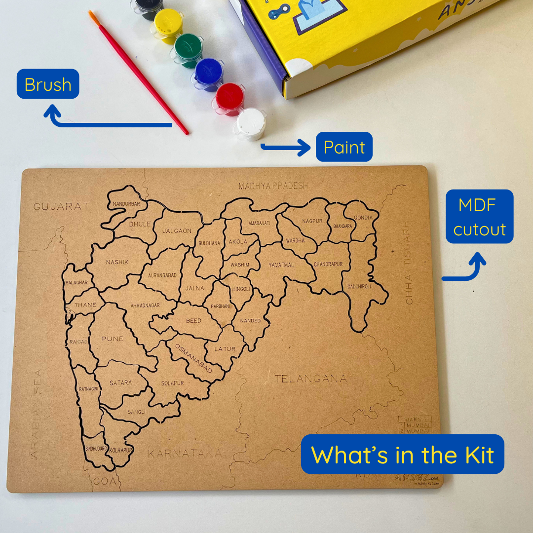 Indian States Wooden Map Puzzles for Kids – Learn Indian States | Capitals & Districts | Kids 6+