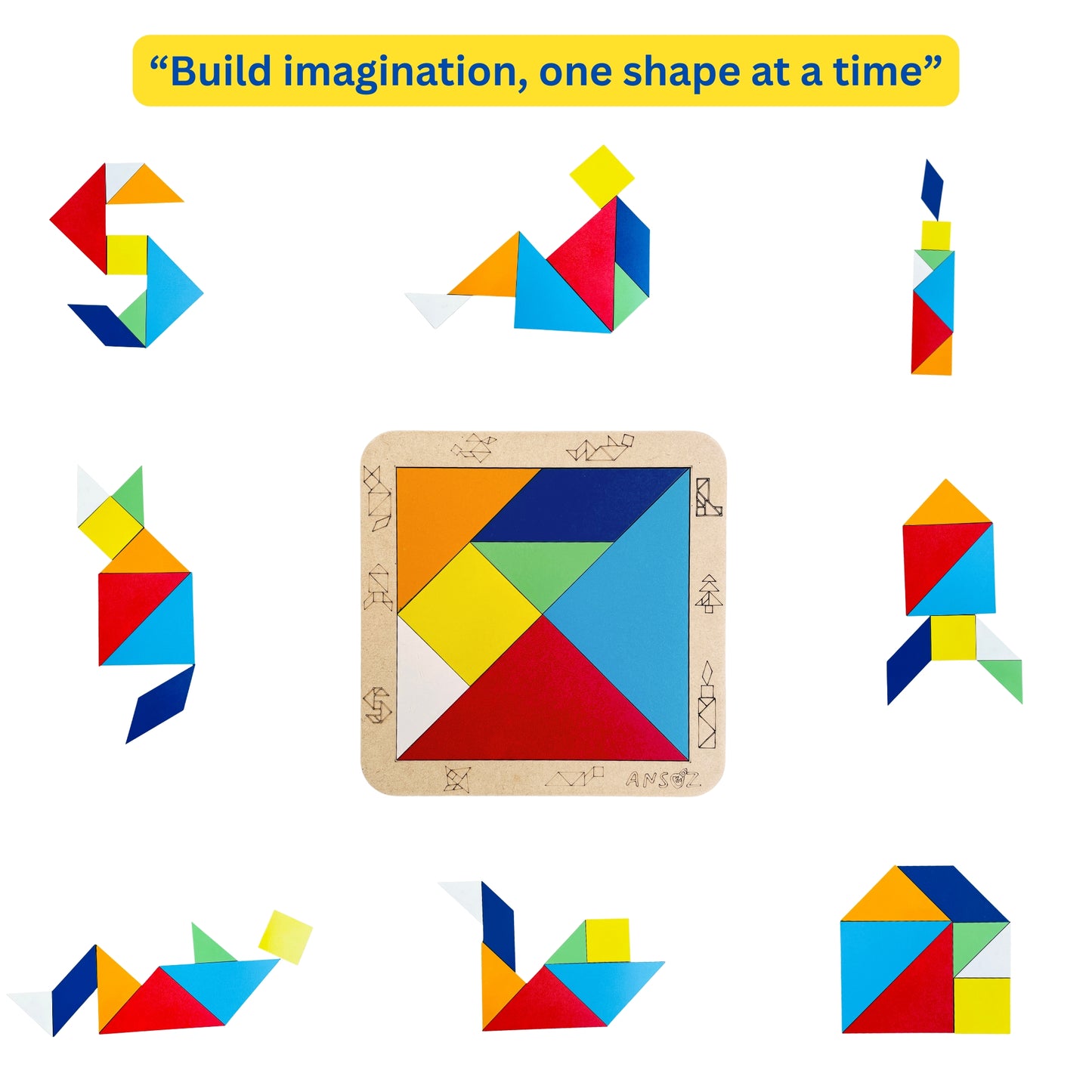 Shapes of Shape Kit - Little Creators Meet Visual Skills | Ansoz