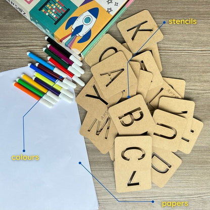 stencil alphabet letters