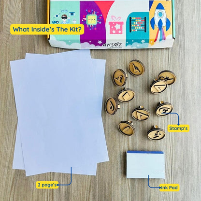 urdu number stamp kit 