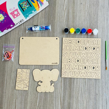 Personalized Wooden Name Plates - Fun DIY for Kids