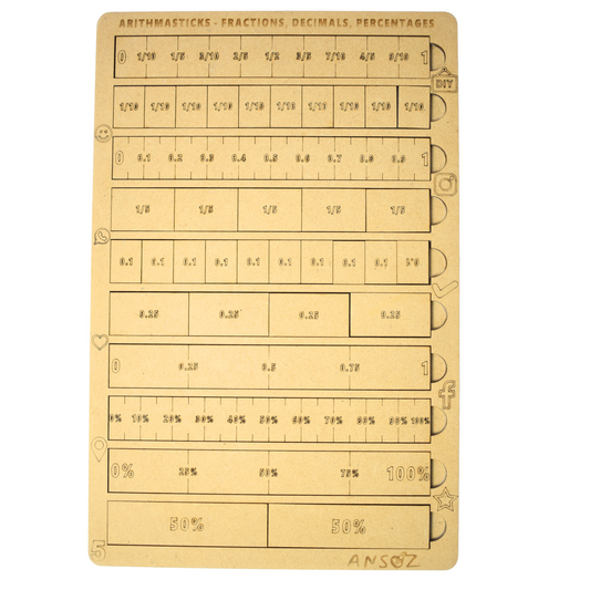 Wooden Arithmasticks Puzzle Board