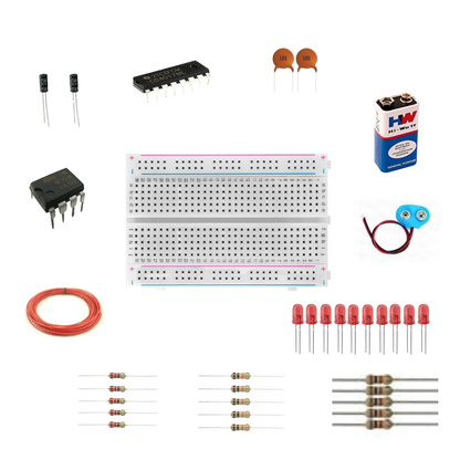 Heart Shaped LED Chaser DIY Electronic Kit – Illuminate Your Creativity!