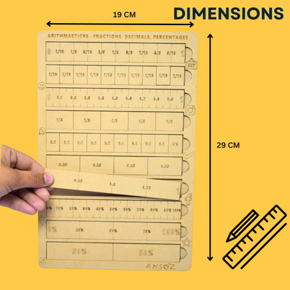 Arithmasticks Wooden Puzzle Board