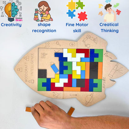 Shapegrid puzzle kit | Ansoz