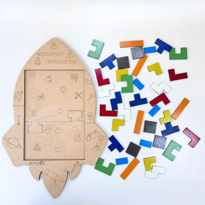 Shapegrid puzzle kit | Ansoz