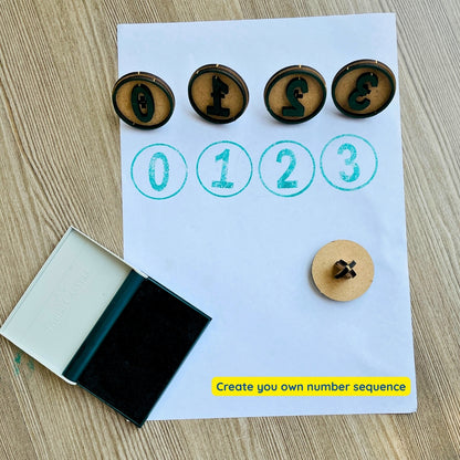 count and write number on paper