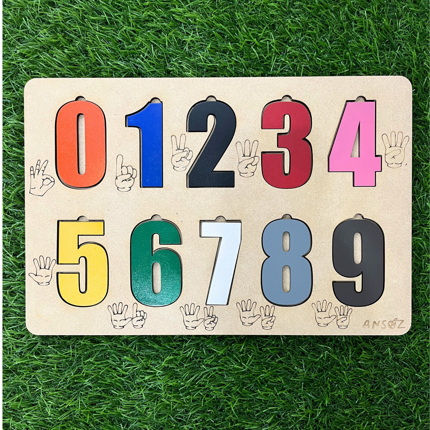 Engage & Educate: Wooden Number and Alphabet Puzzle Combo for Kids