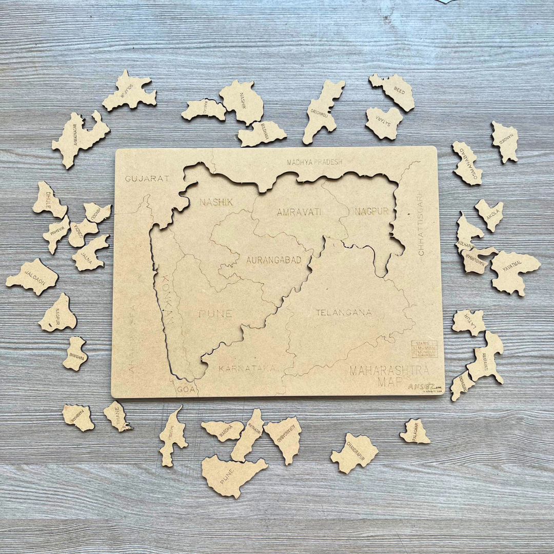 Indian States Wooden Map Puzzles for Kids – Learn Indian States | Capitals & Districts | Kids 6+