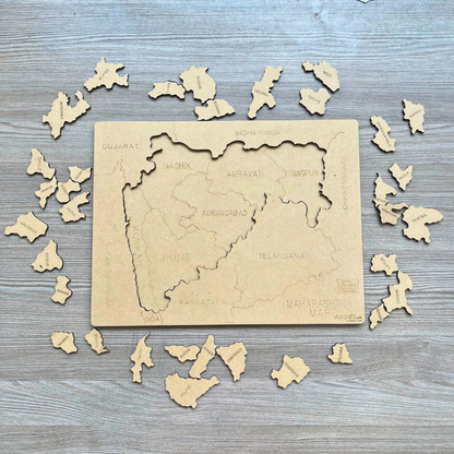 Indian States Wooden Map Puzzles for Kids – Learn Indian States | Capitals & Districts | Kids 6+