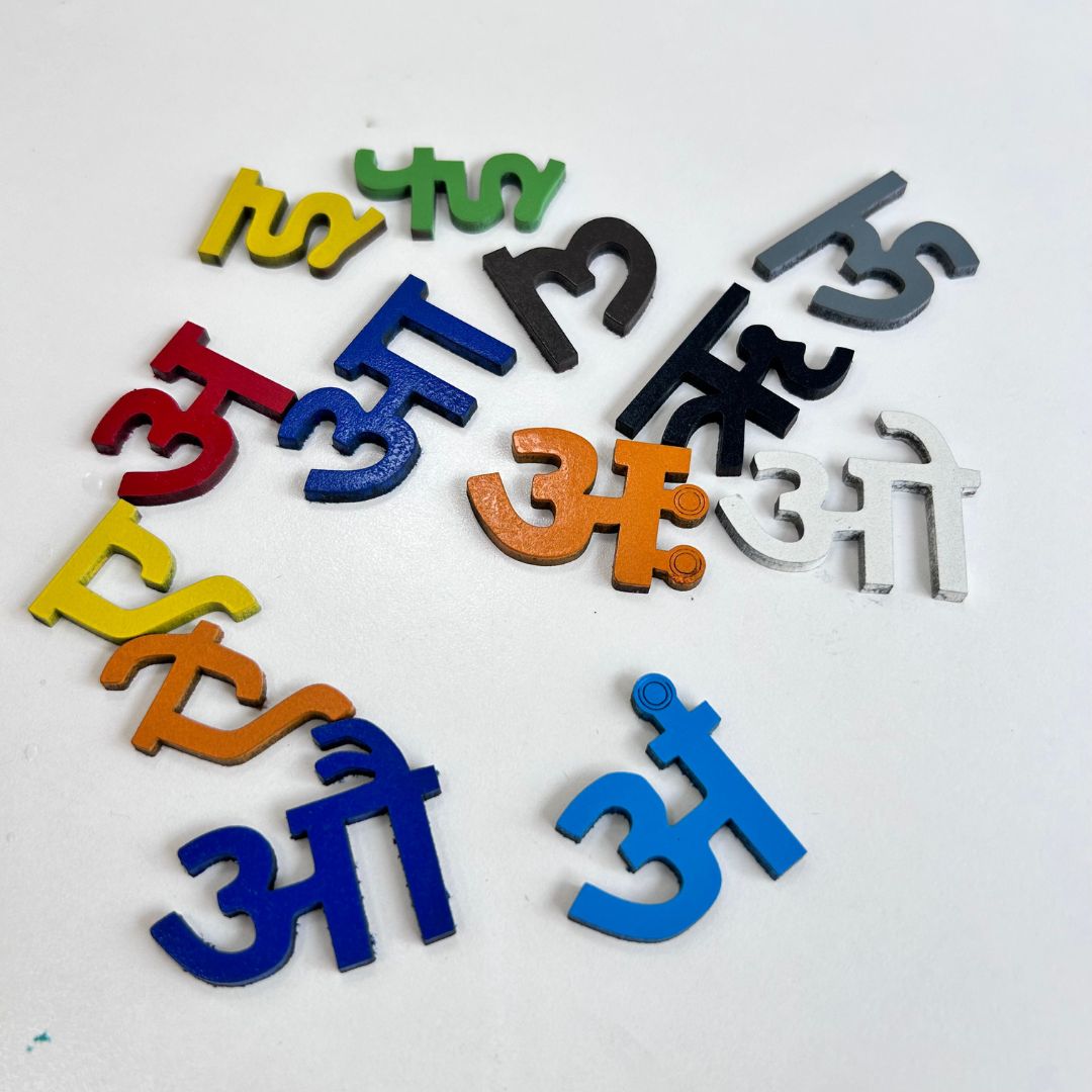 Hindi Swar Varnmala Interactive Kit for Toddlers | Ansoz