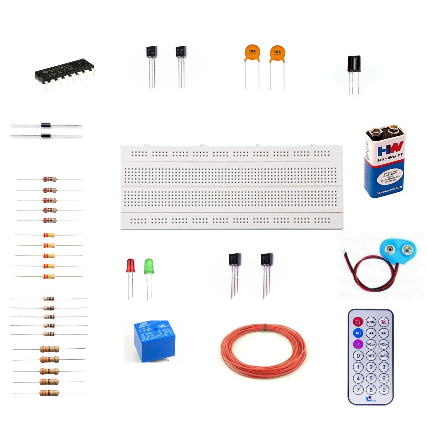 DIY TV Remote Control Electronics Kit