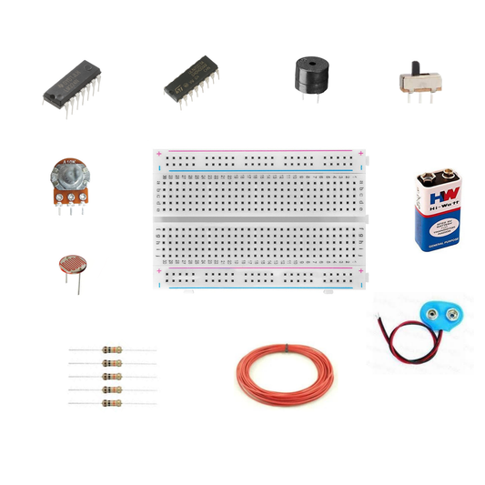 DIY Torch Light Activated Alarm Kit