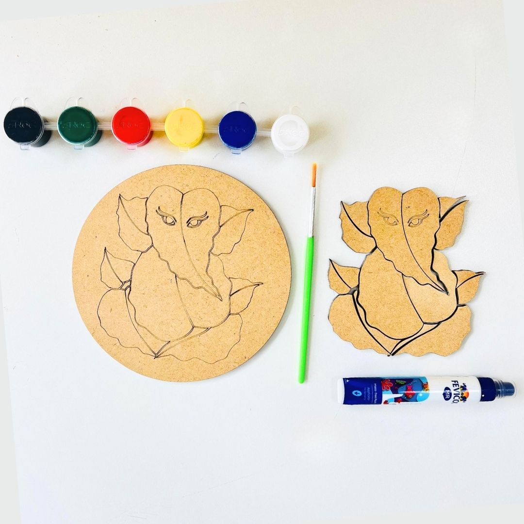 ganpati decoration at home