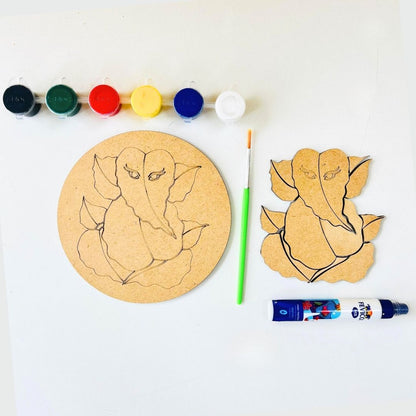 ganpati decoration at home