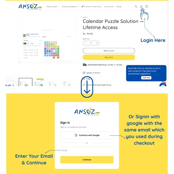 Login with Same Email