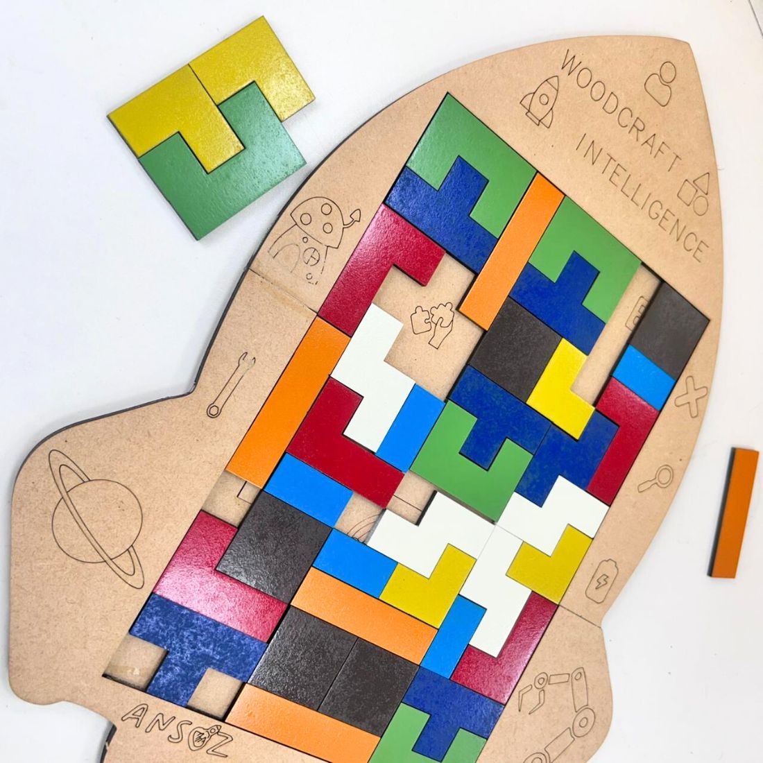 Shapegrid puzzle kit | Ansoz