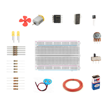 Temperature Controlled Automatic Fan DIY Electronic Kit