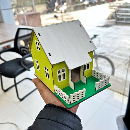 DIY Mini Wooden House Model Craft Kit|Ansoz