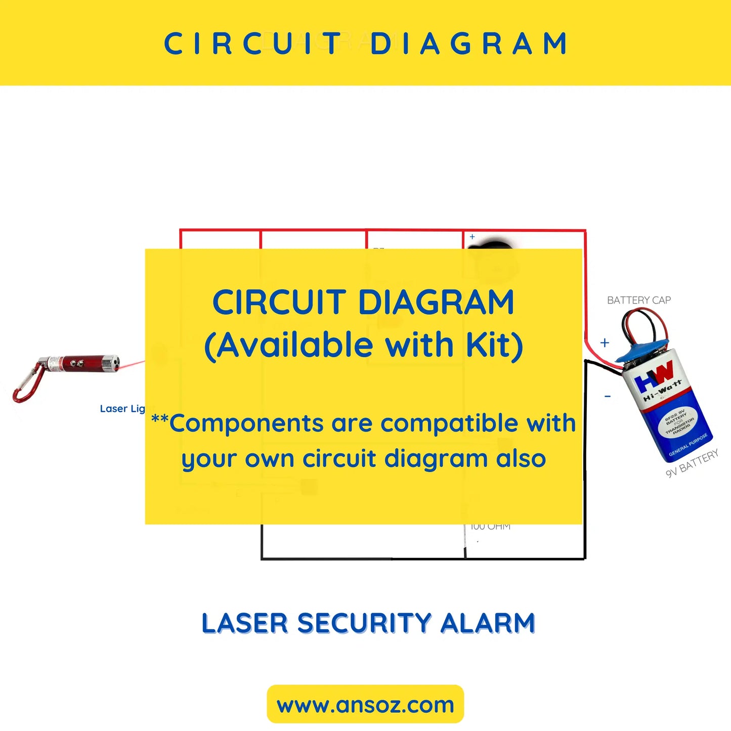 Laser Fencing Security Makers Kit -  Create Your Own Security Zone