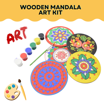 Mandala Art Wooden Kit