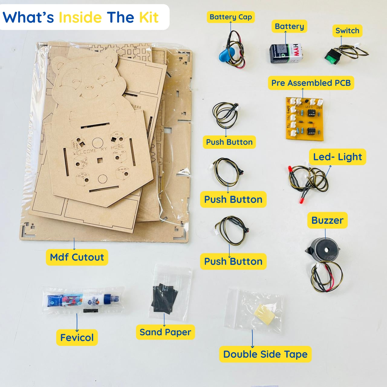 LED Buzzer Antakshari Circuit DIY Kit | Ansoz