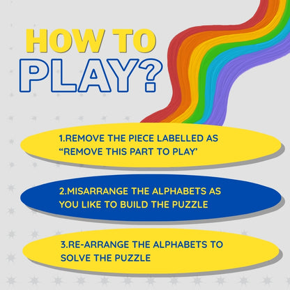 A step-by-step tutorial on how to play the Urdu alphabet sliding puzzle board for children learning letter recognition and alphabet matching.