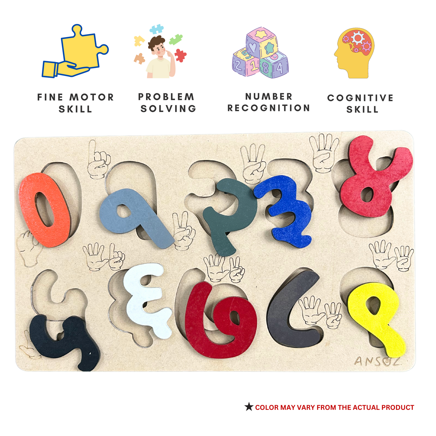 Educational Hindi Number Toy