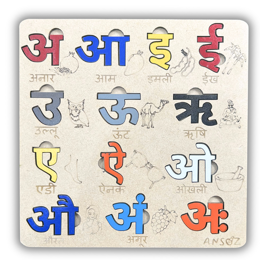 Hindi Swar Varnmala Interactive Kit