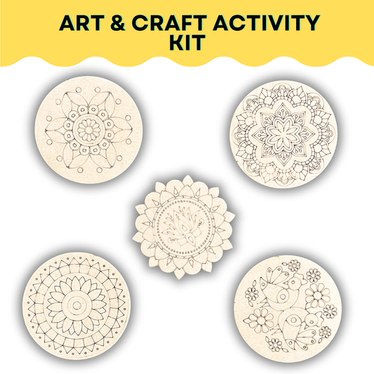 Mandala Art & Craft Activity Kit - Creative Home Decor for Kids