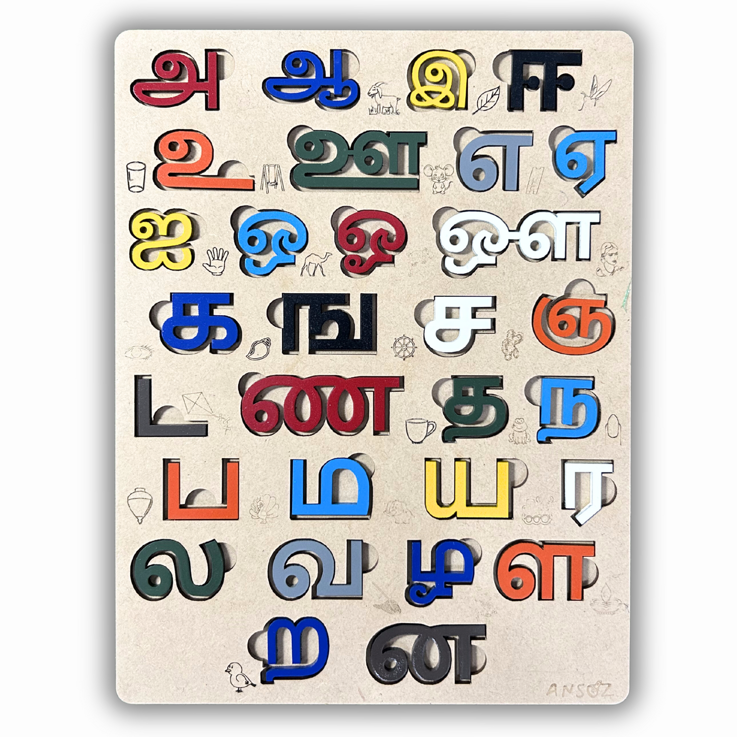 Introductory Tamil Alphabet Interactive Kit