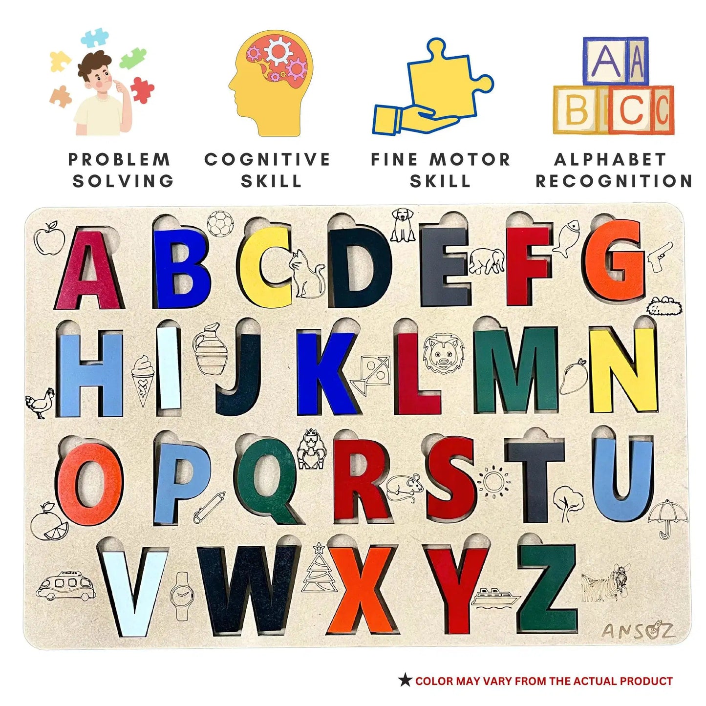 match the alphabet with picture