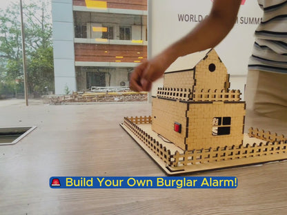 DIY Burglar Alarm Motion Sensor  | House Safety Working Model for Kids 9+