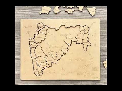 Indian States Wooden Map Puzzles for Kids – Learn Indian States | Capitals & Districts | Kids 6+