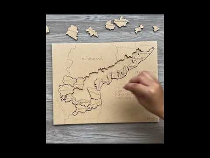 Indian States Wooden Map Puzzles for Kids – Learn Indian States | Capitals & Districts | Kids 6+
