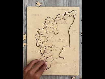 Indian States Wooden Map Puzzles for Kids – Learn Indian States | Capitals & Districts | Kids 6+