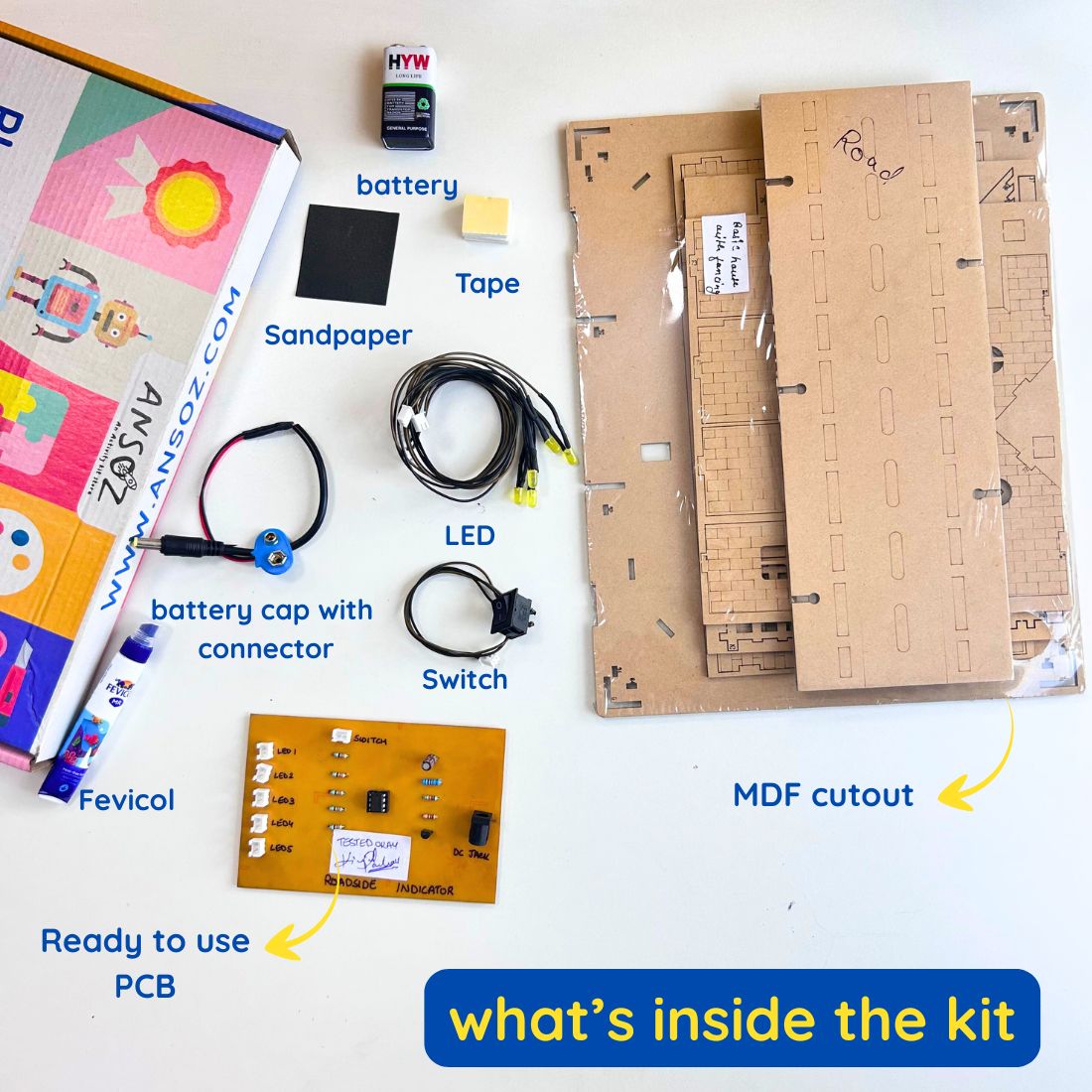 Roadside Indicator Circuit DIY Kit | Ansoz