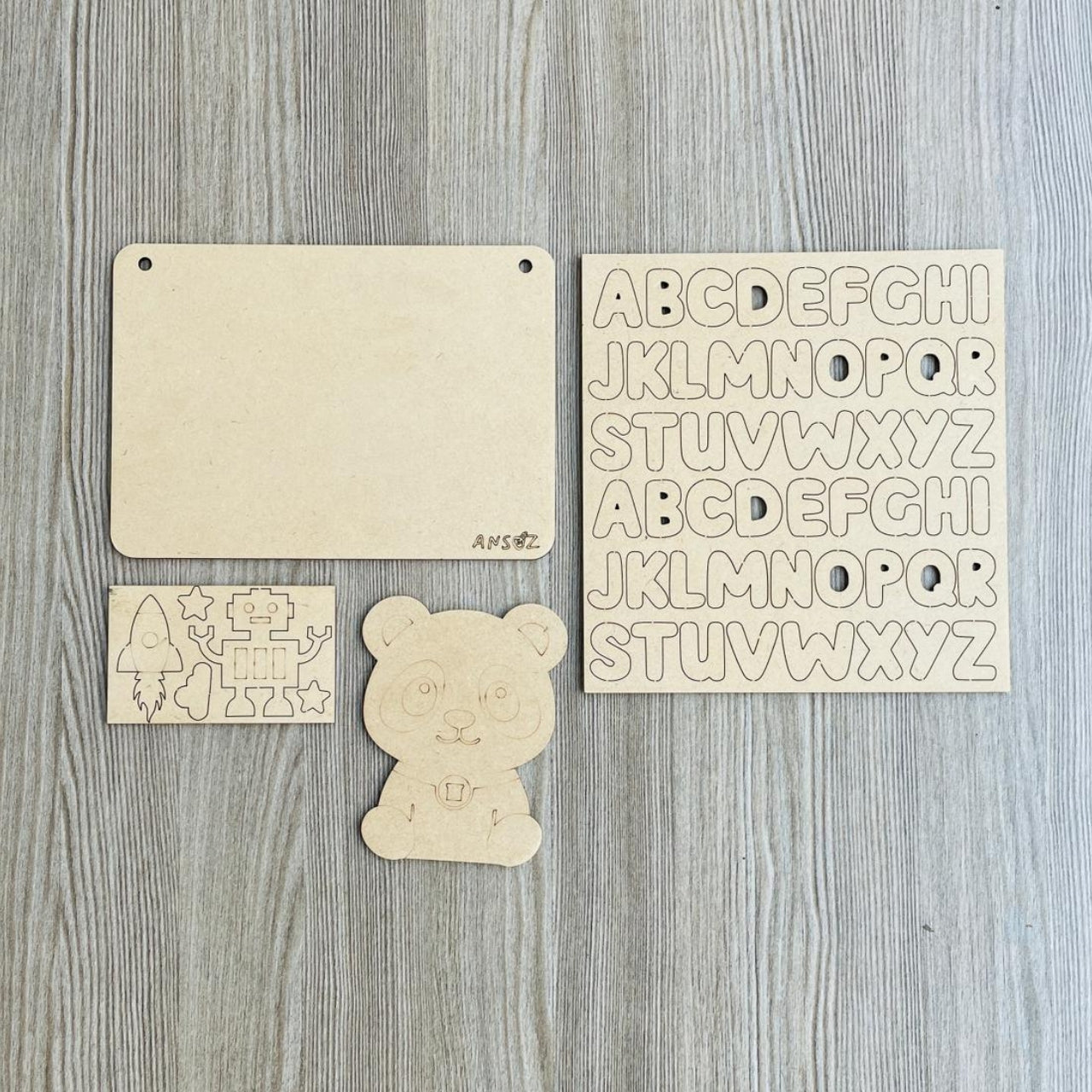 Personalized Wooden Name Plates - Fun DIY for Kids